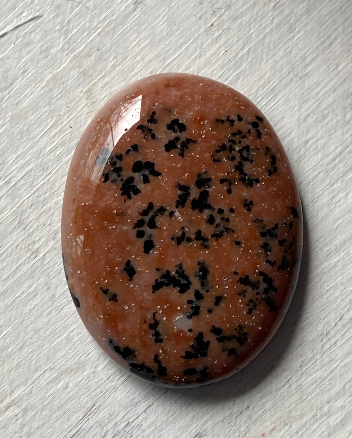 Dendritic Agate Worry Stone