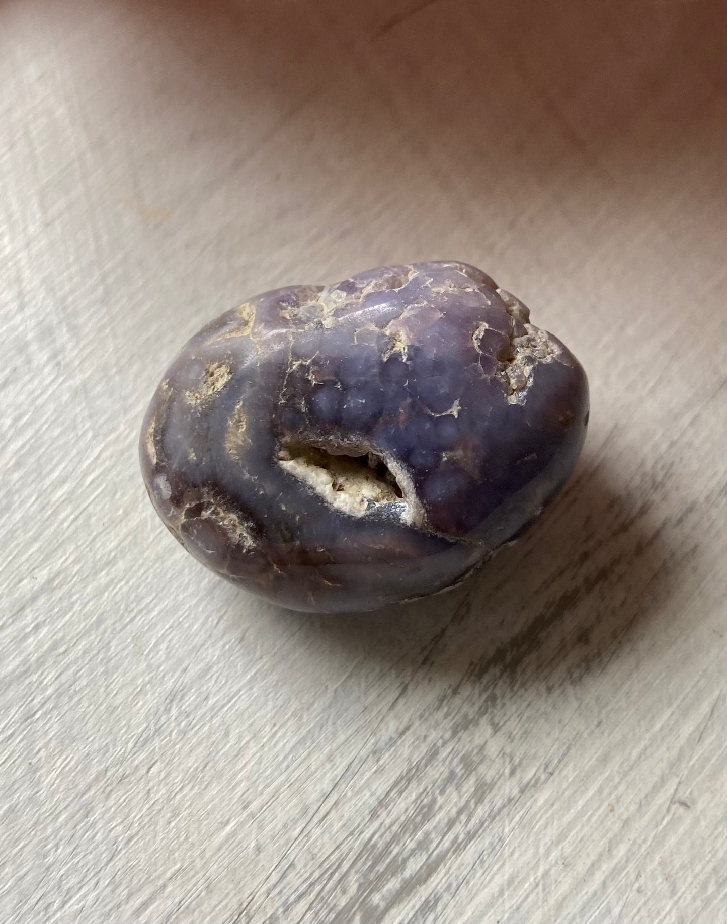 Grape Agate Tumbled Stone