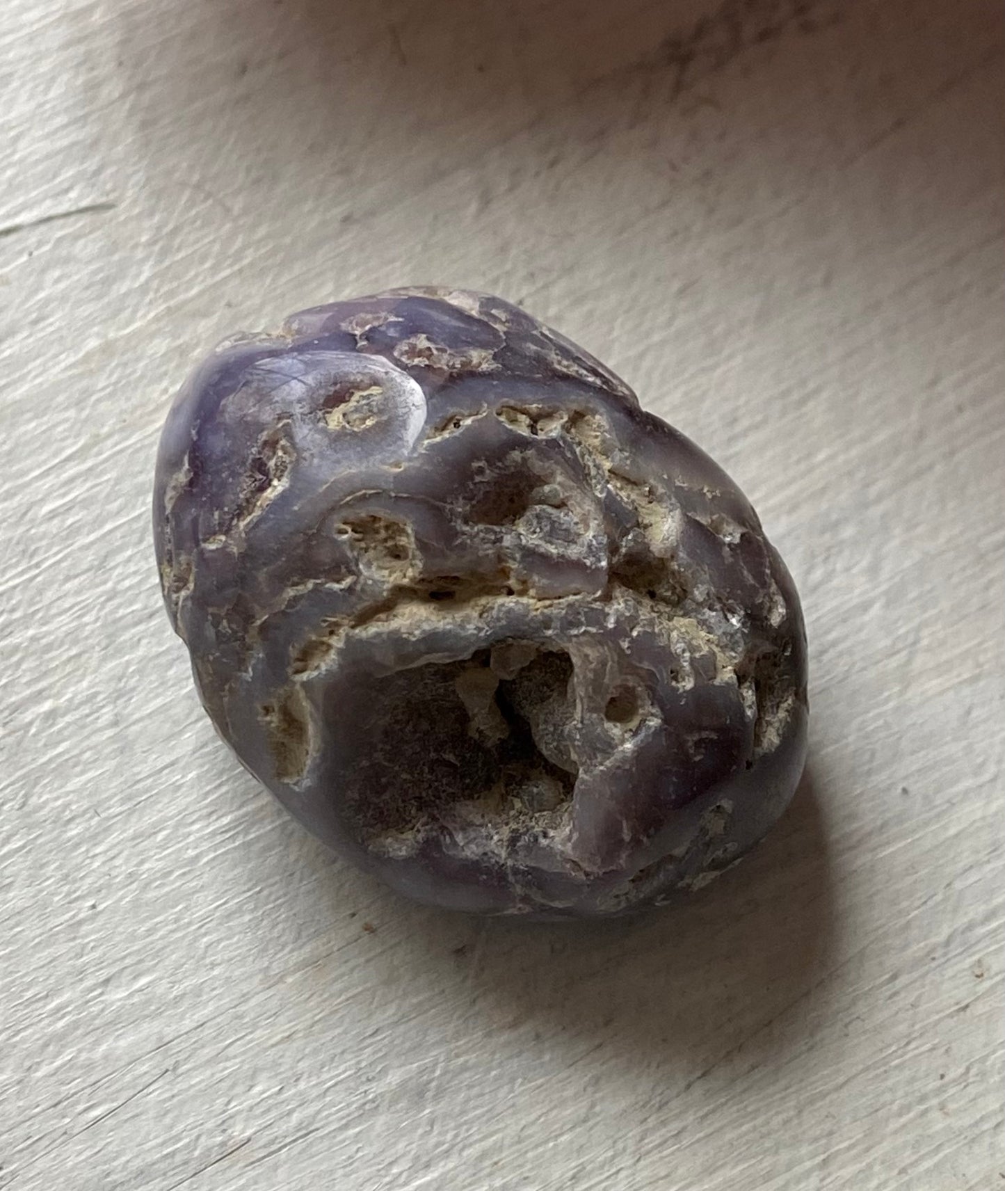Grape Agate Tumbled Stone