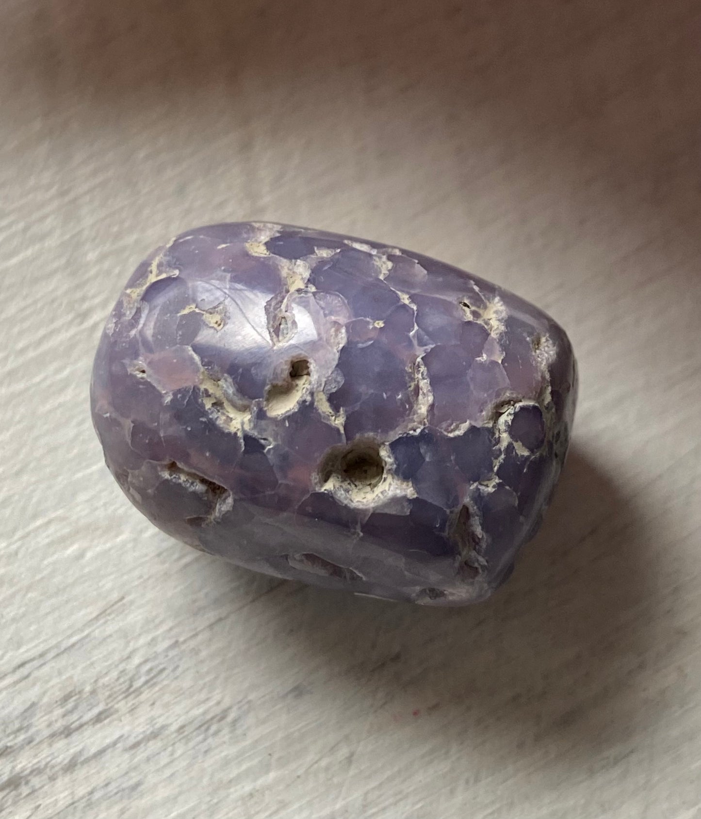 Grape Agate Tumbled