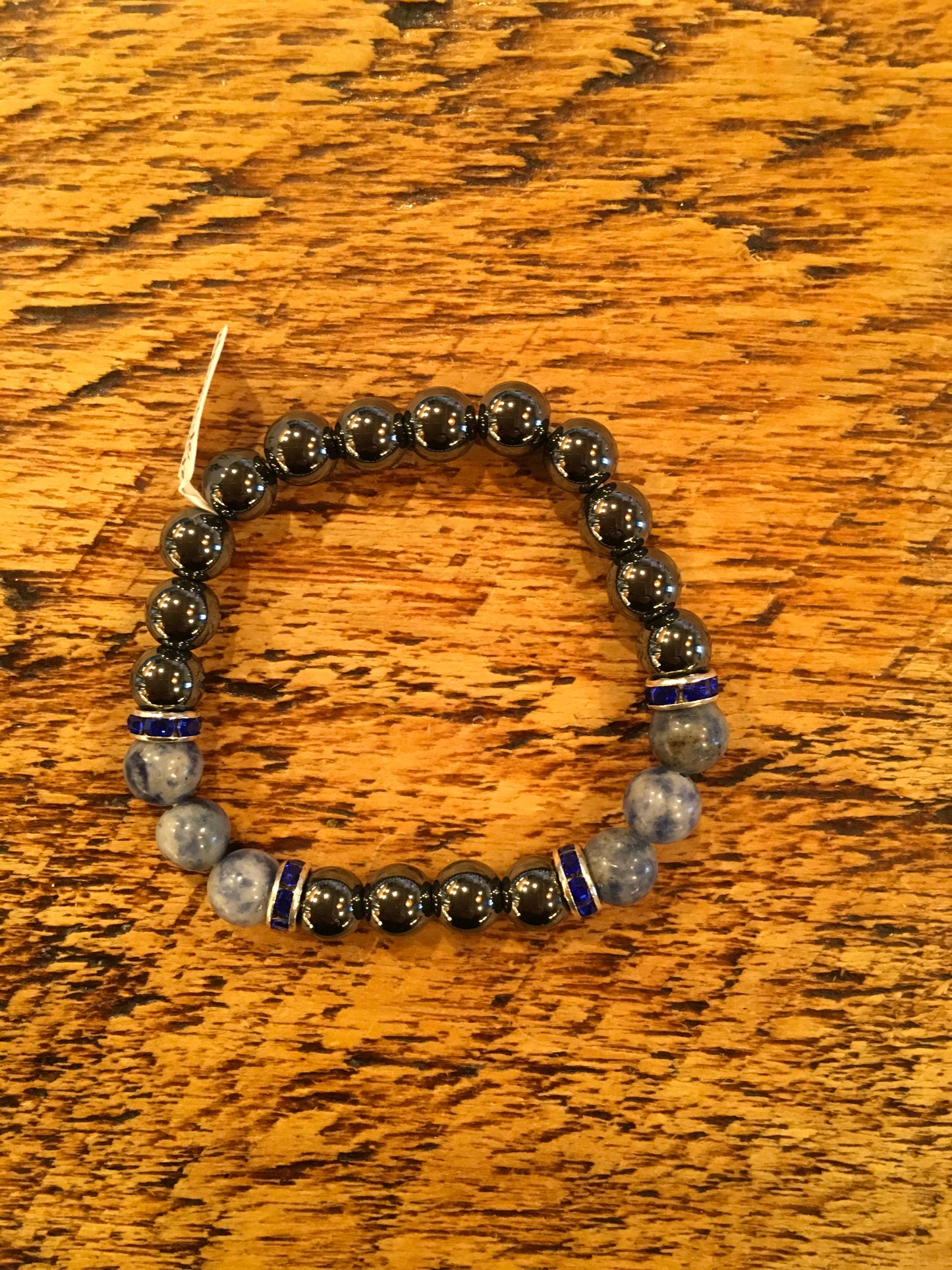 Hematite & Sodalite Bracelet