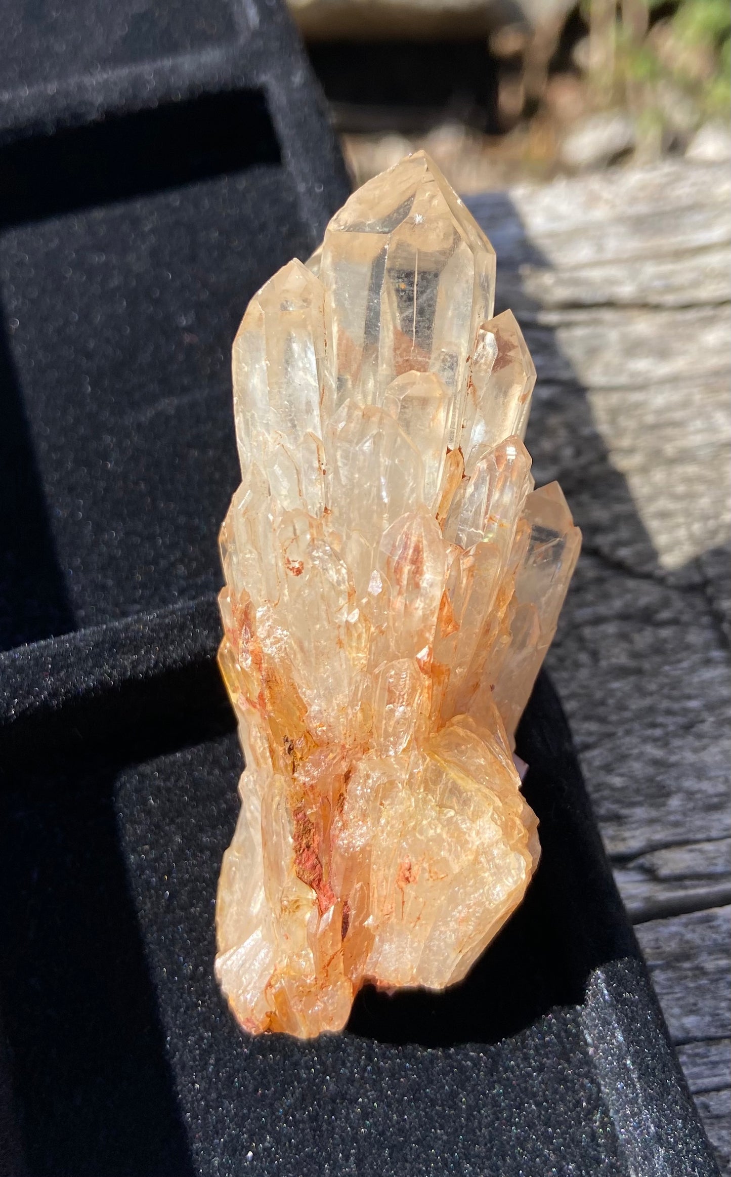 Natural Citrine Cathedral Cluster