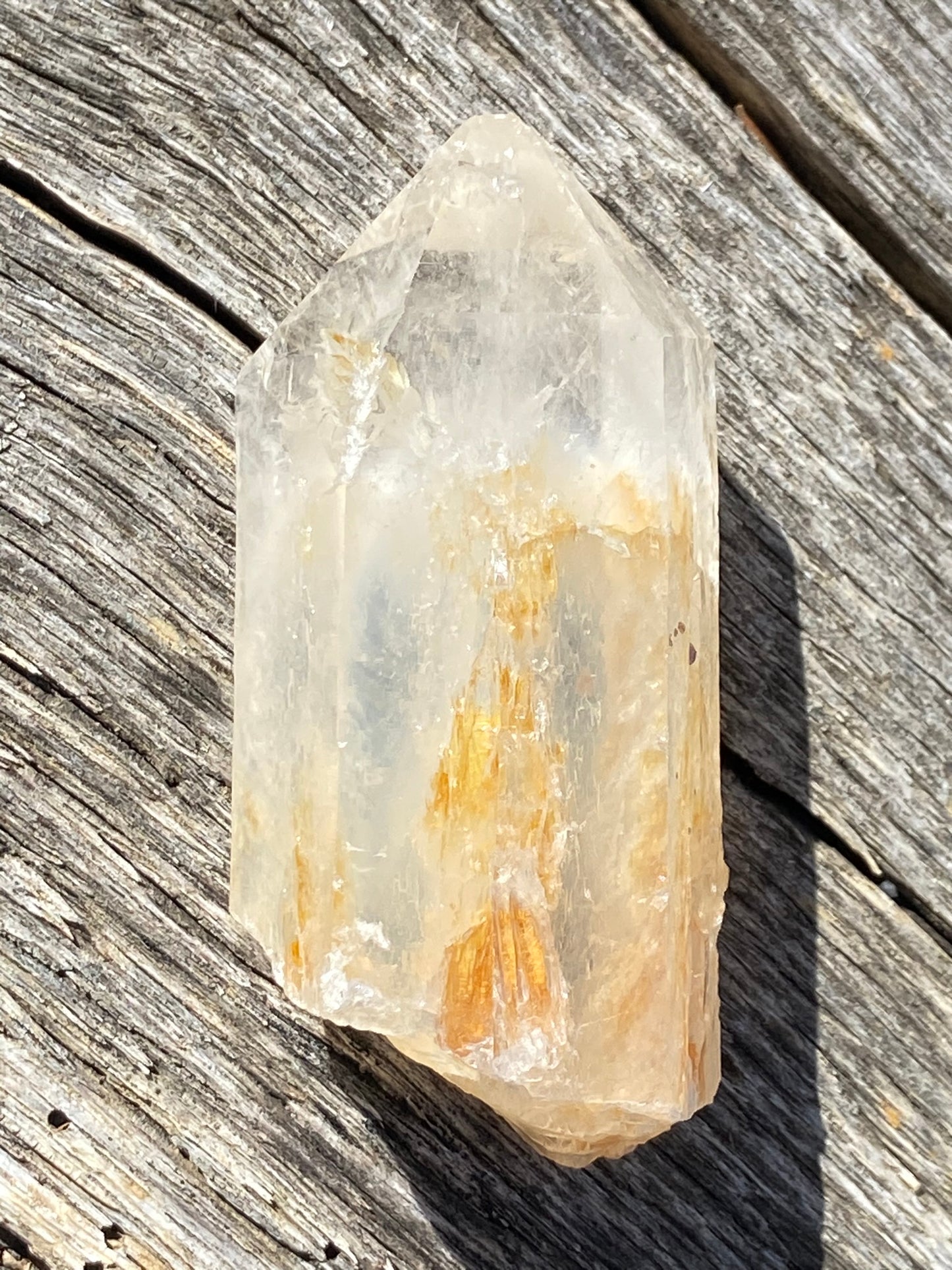 Natural Citrine Point