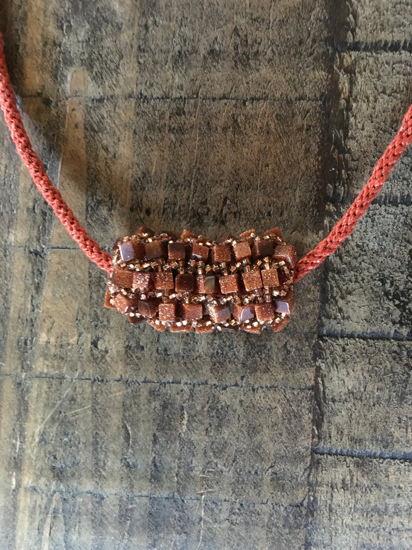 Goldstone Necklace