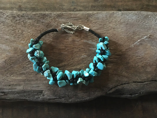 Turquoise Chip Bracelet