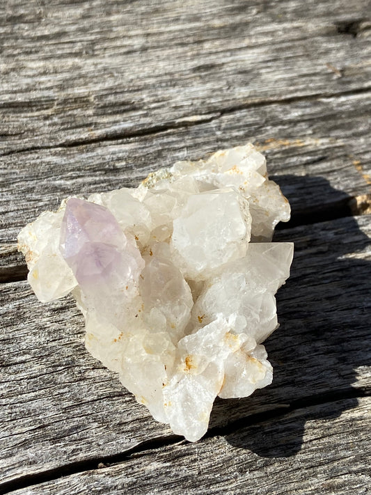 Cathedral Amethyst and Quartz Cluster