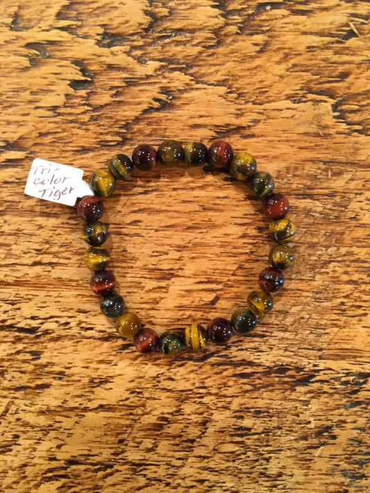 Tri-color Tiger Eye Bracelet