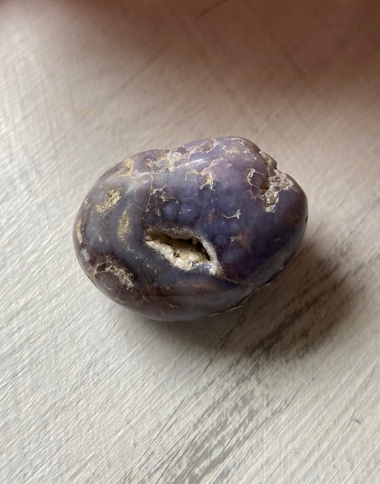 Grape Agate Tumbled Stone