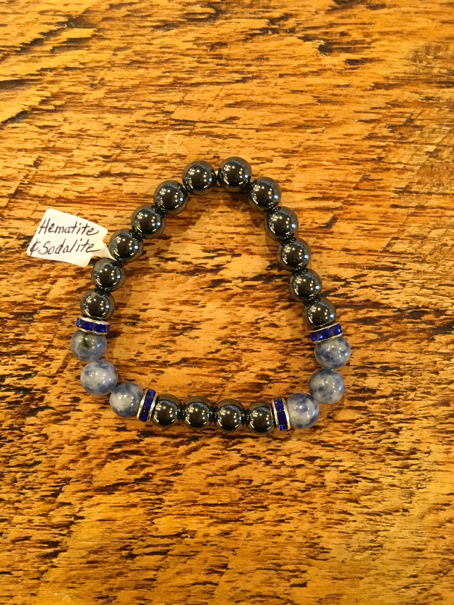 Hematite & Sodalite Bracelet