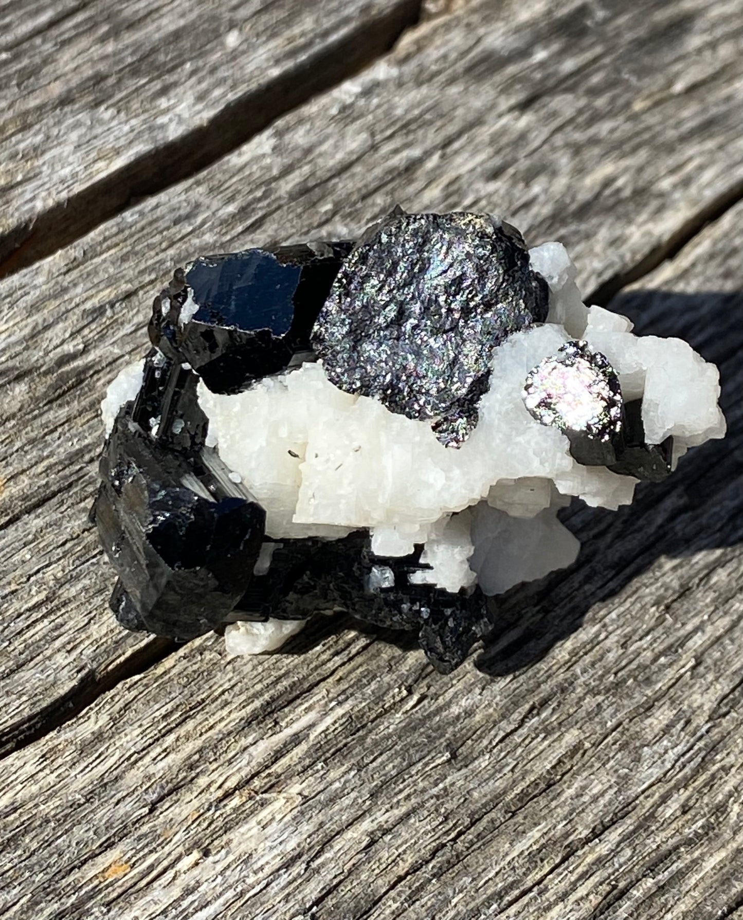 Black Tourmaline & Feldspar