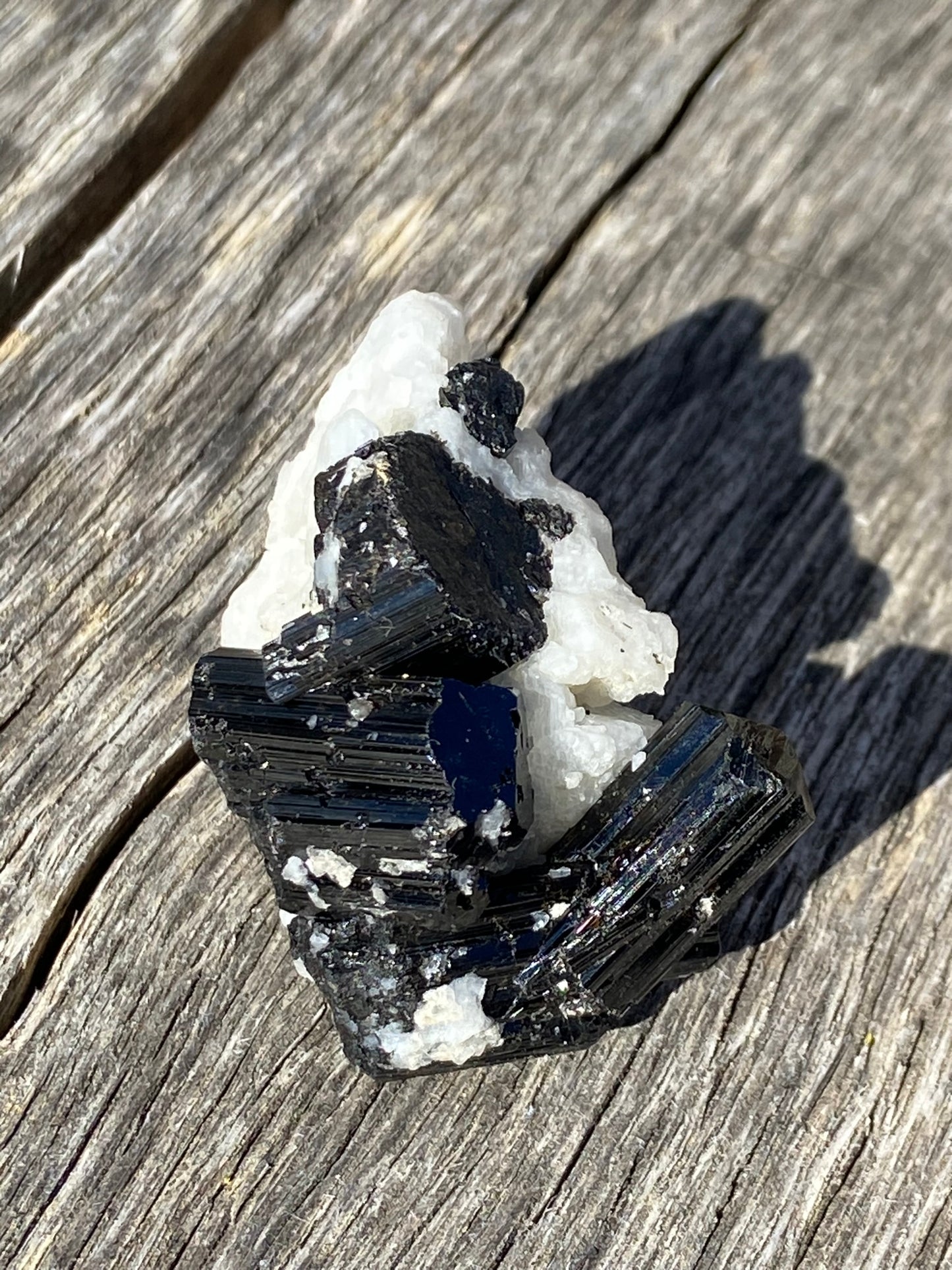 Black Tourmaline & Feldspar