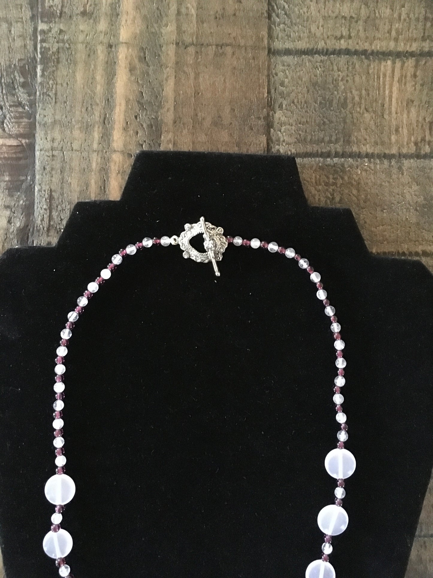 Rose Quartz & Garnet Necklace