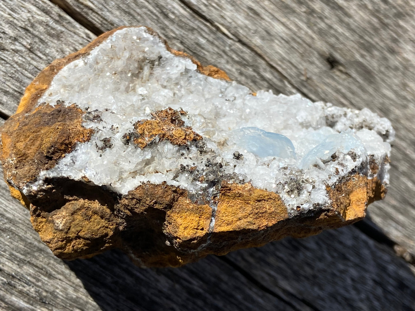 Blue Barite & Calcite