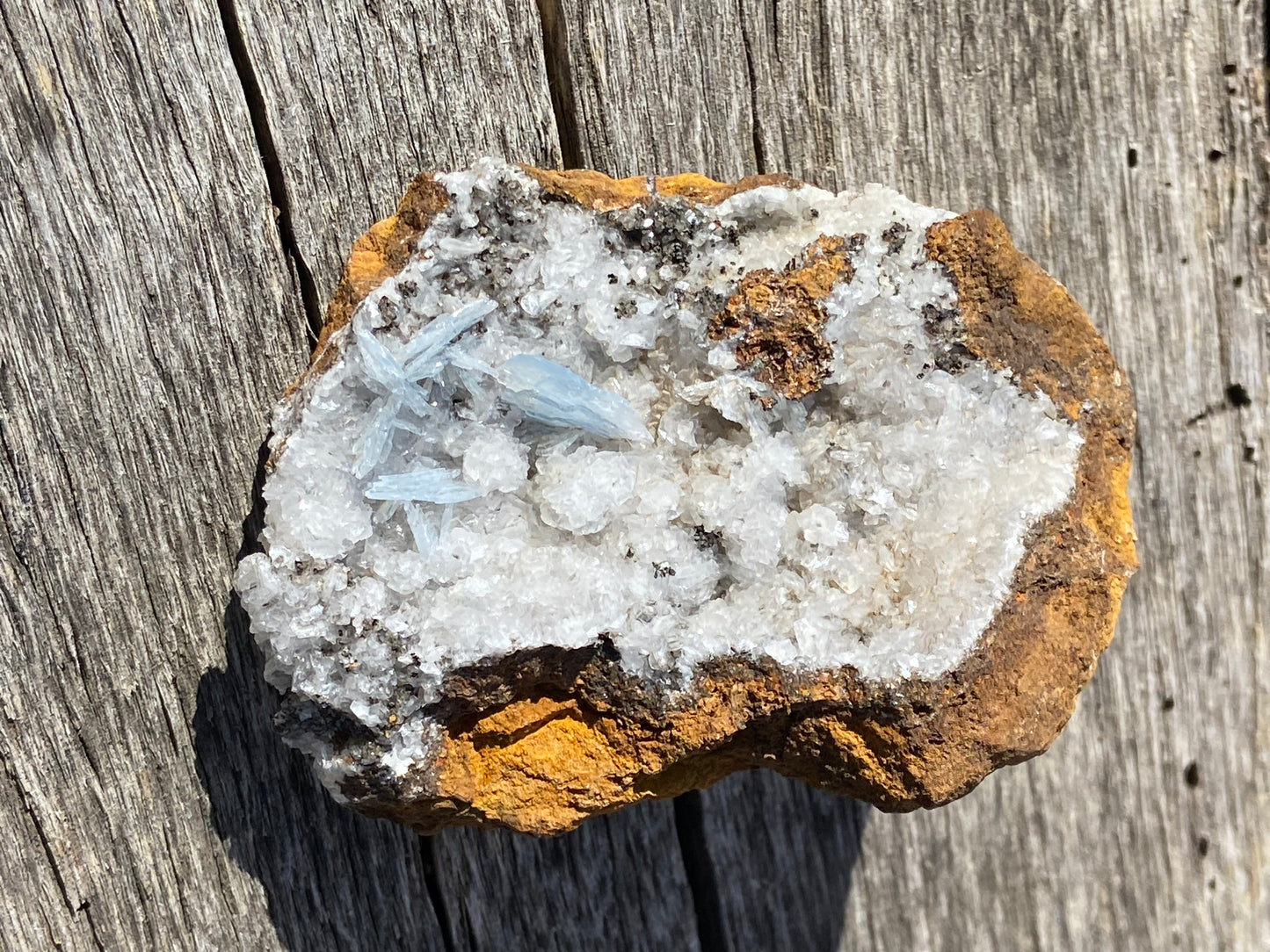 Blue Barite & Calcite