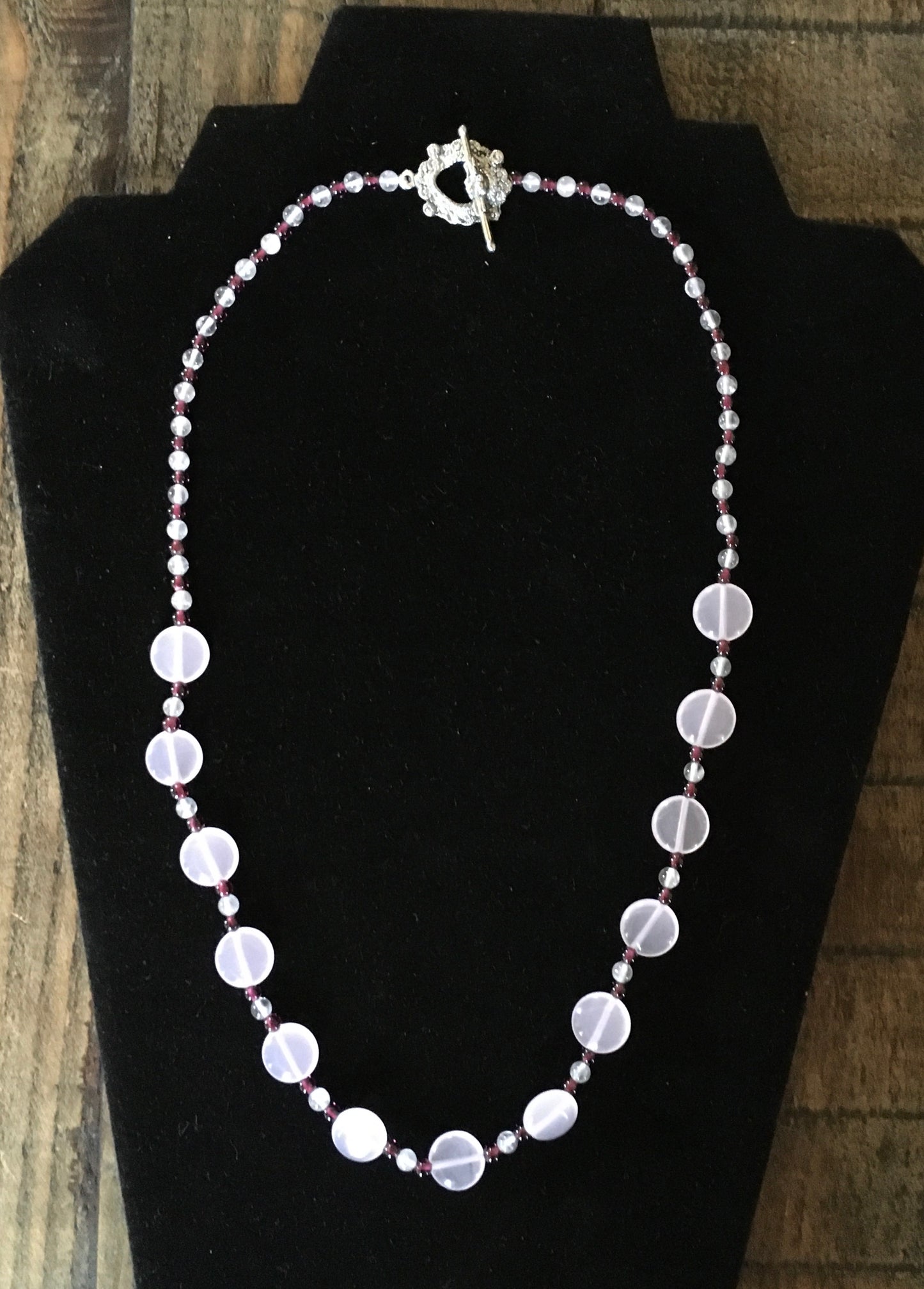 Rose Quartz & Garnet Necklace