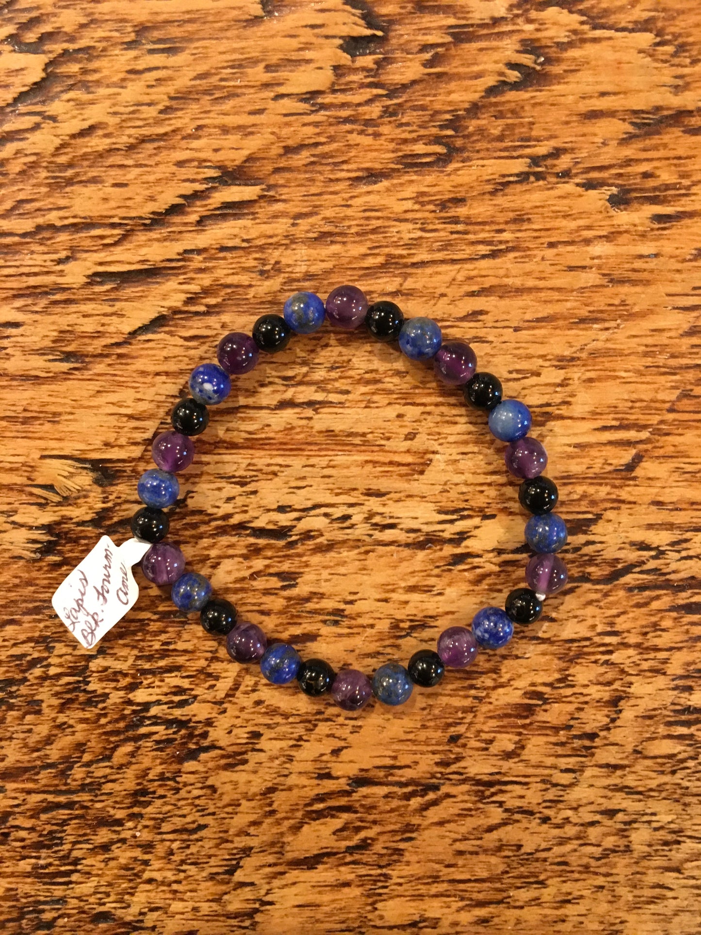 Lapis Lazuli, Black Tourmaline, & Amethyst