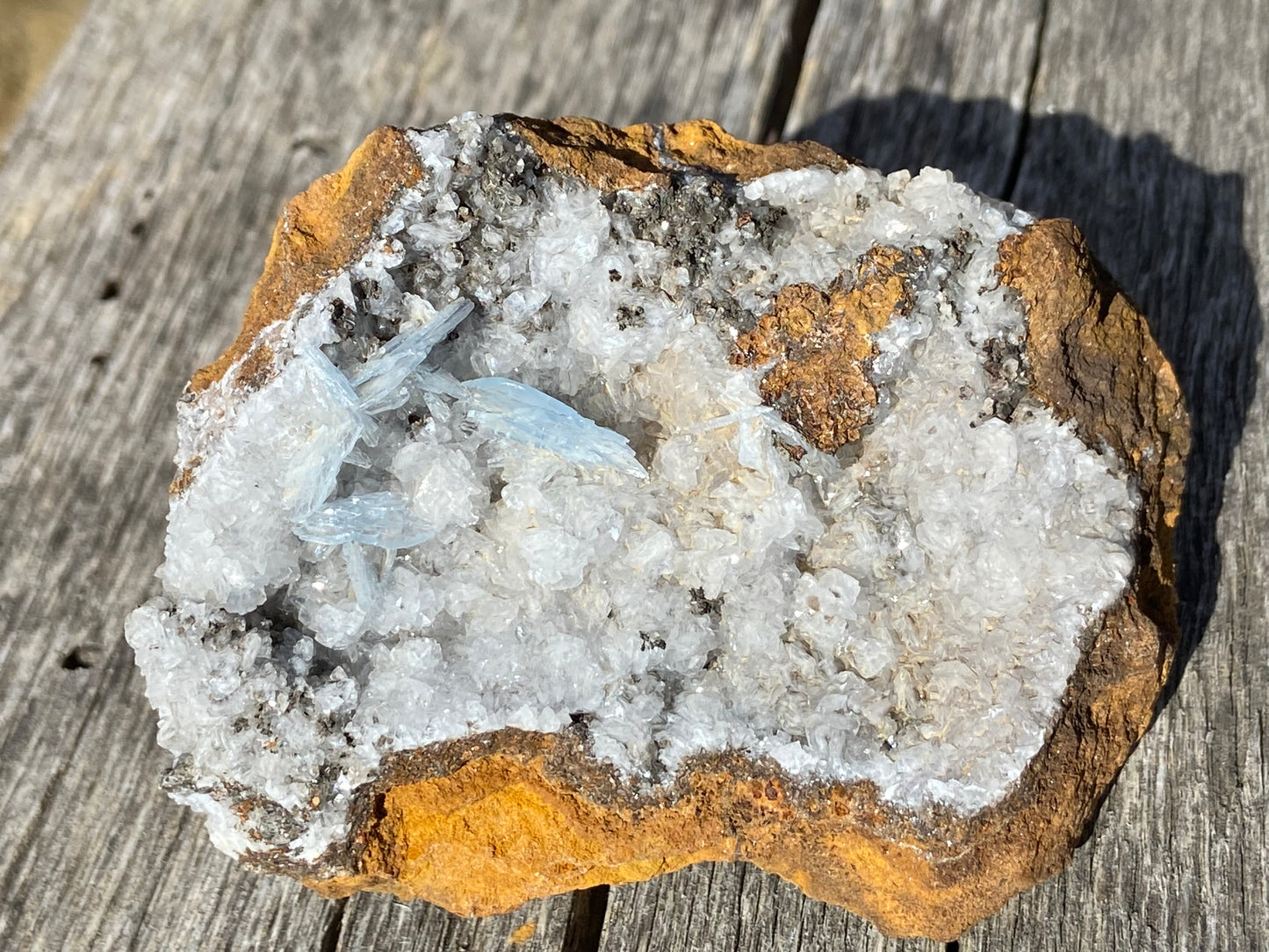 Blue Barite & Calcite