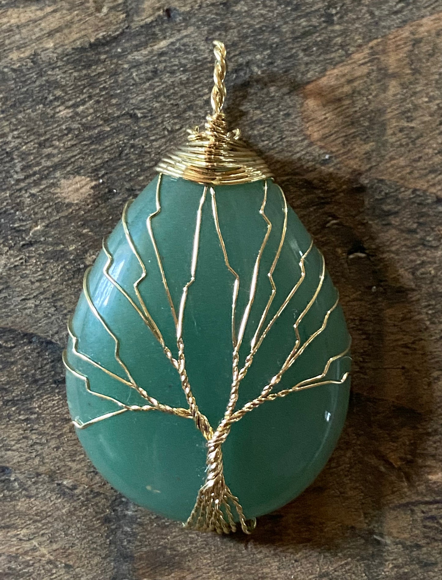 Aventurine Tree of Life Pendant