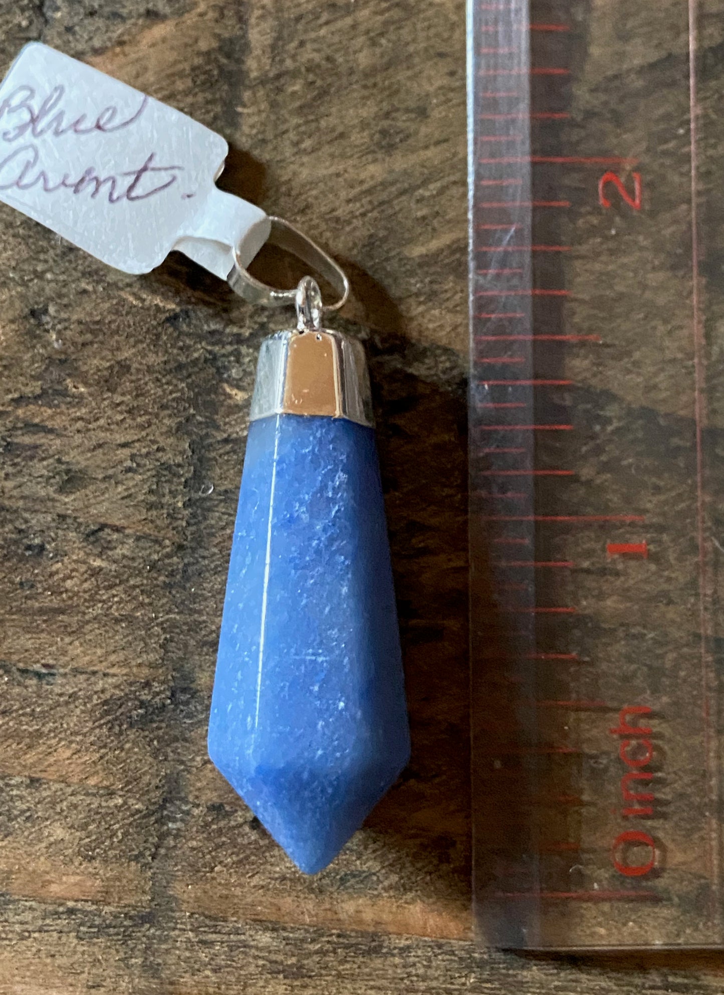 Blue Aventurine Point Pendant