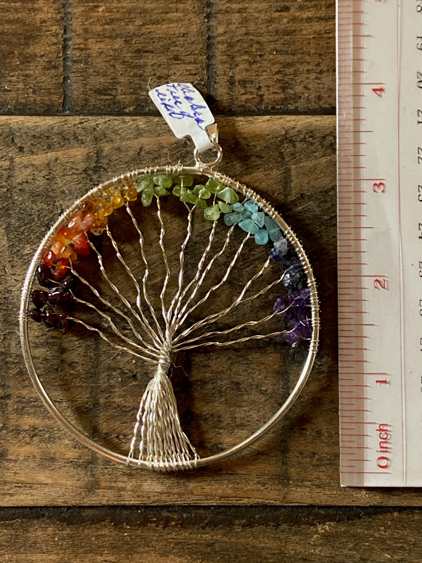 Chakra Tree of Life Pendant - Large