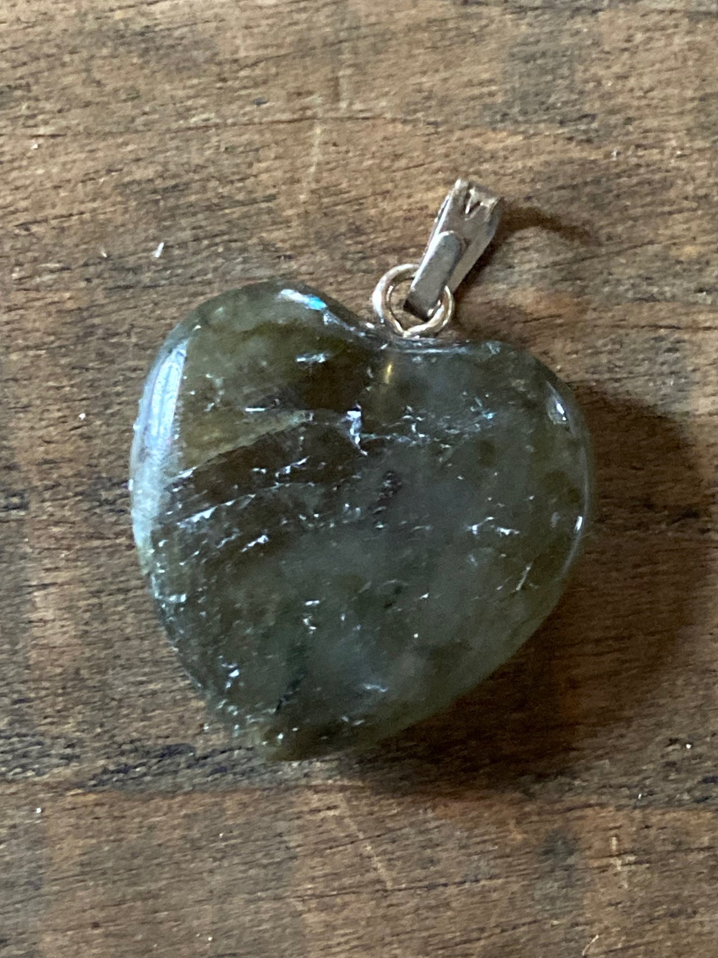 Labradorite Heart Pendant