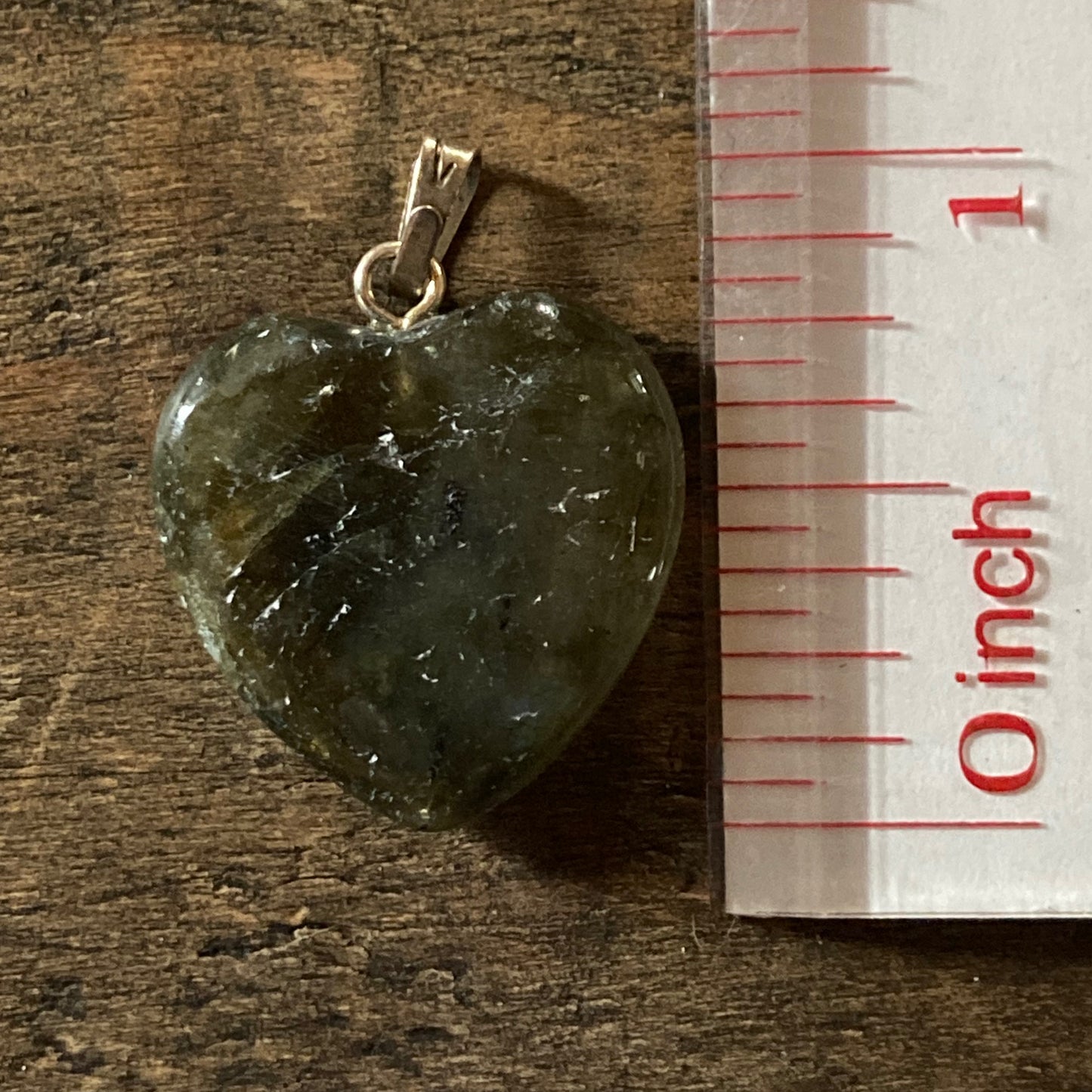 Labradorite Heart Pendant