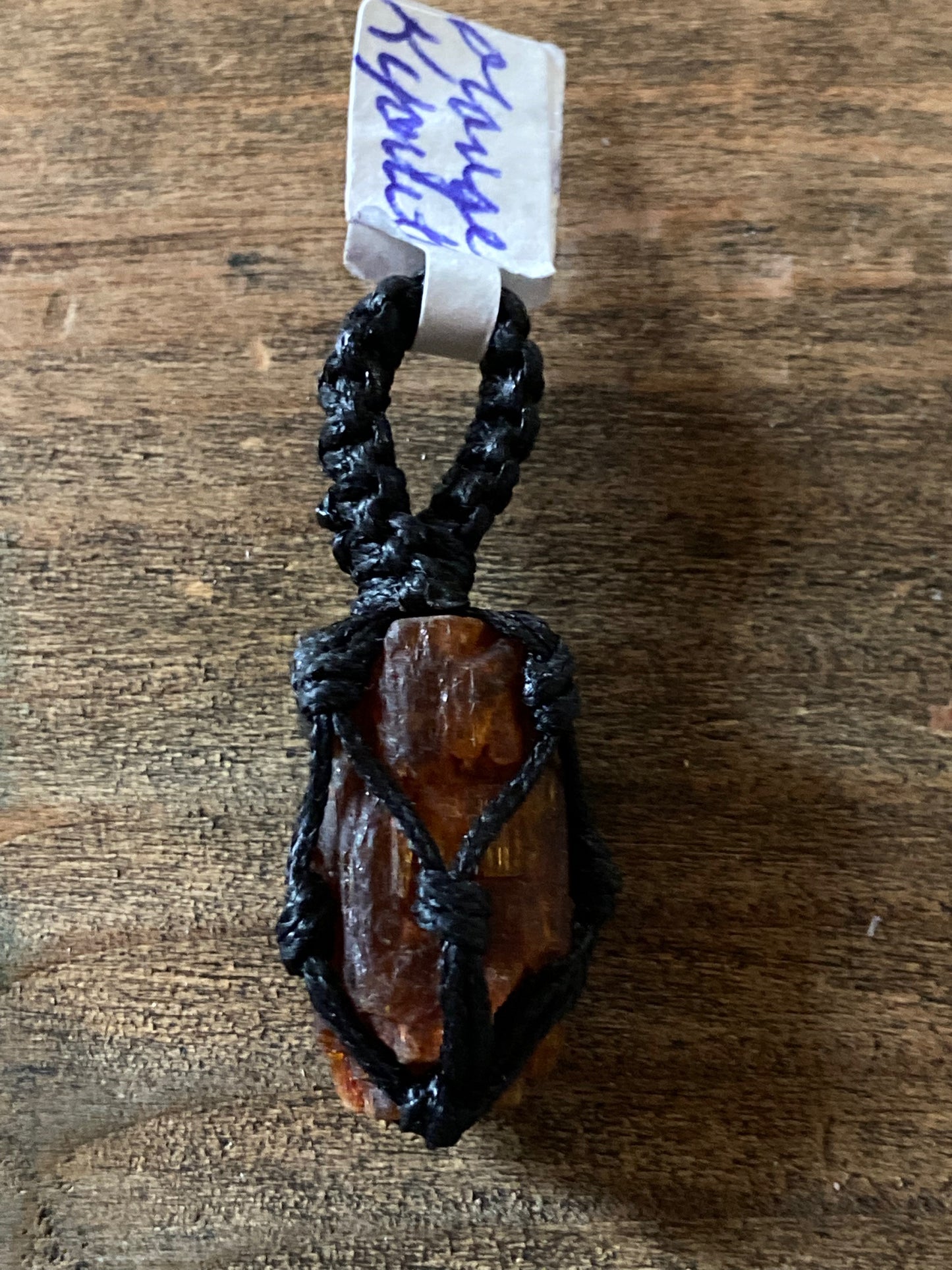 Orange Kyanite Pendant