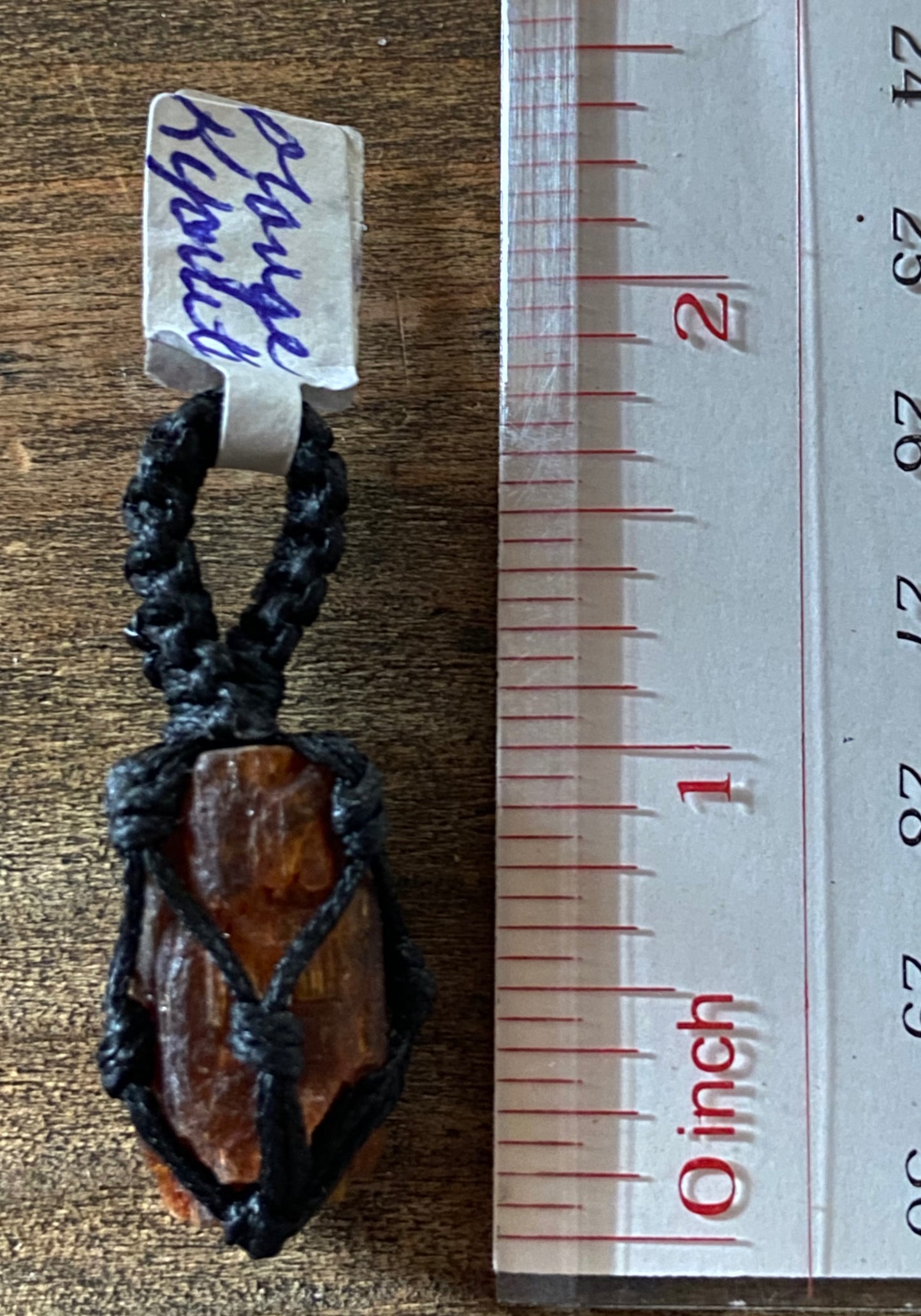 Orange Kyanite Pendant