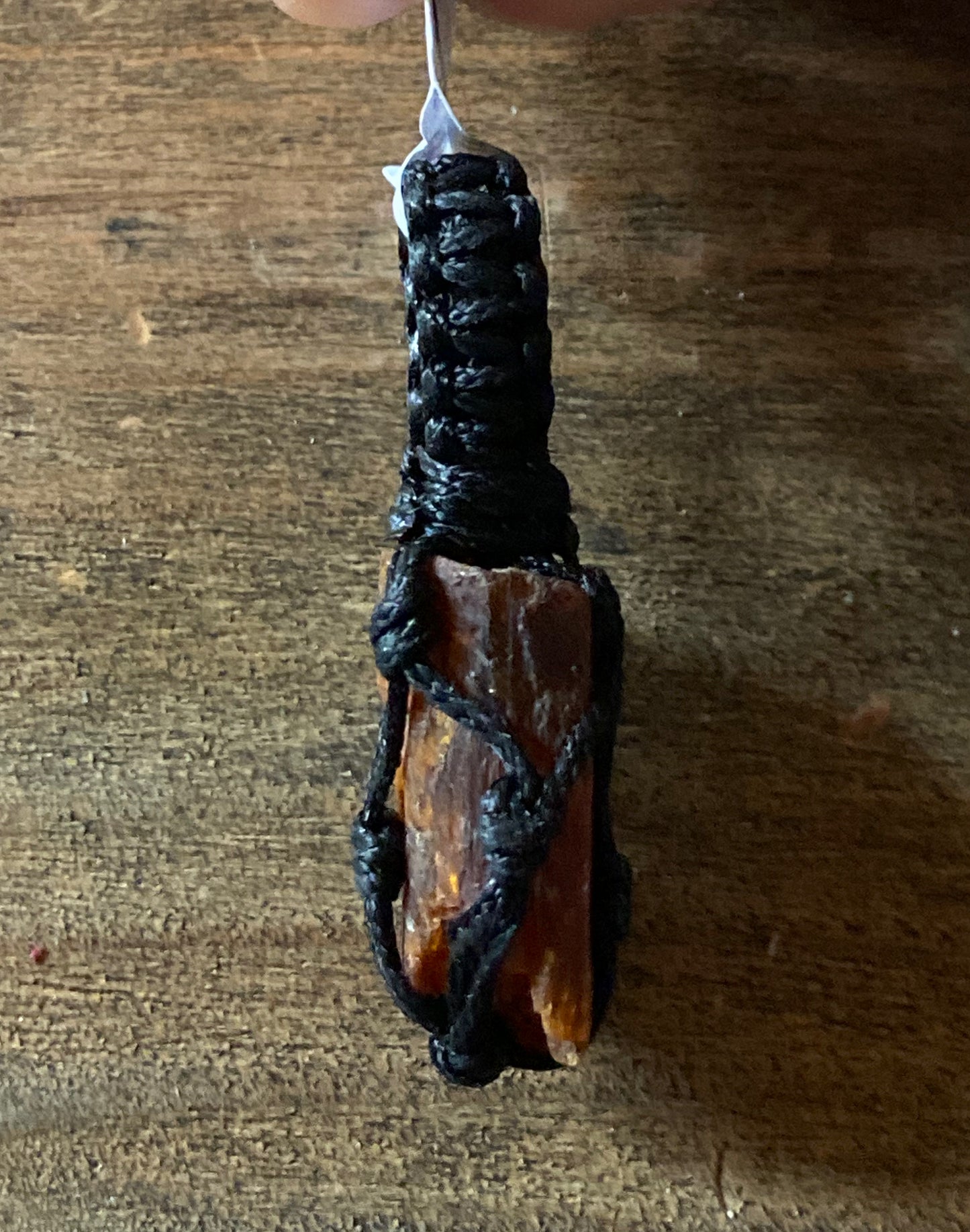 Orange Kyanite Pendant