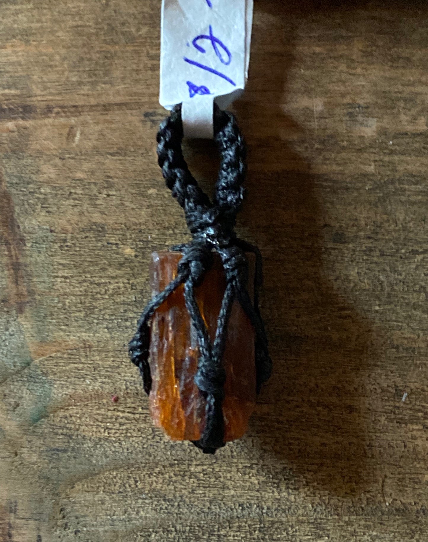 Orange Kyanite Pendant