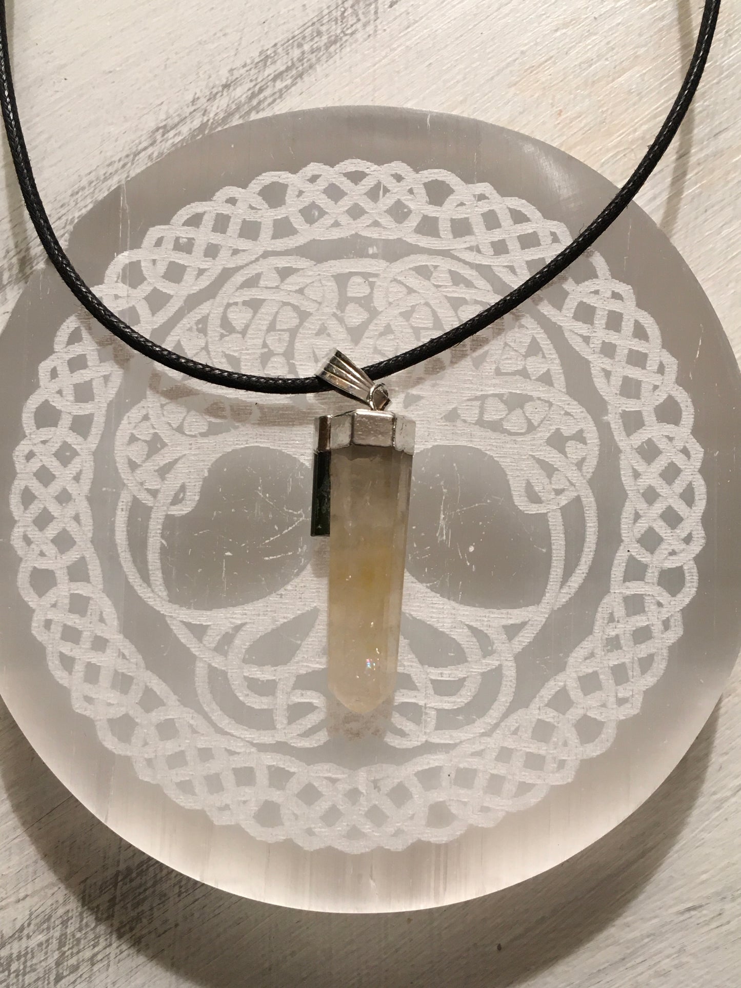 Golden Healer & Black Tourmaline Necklace