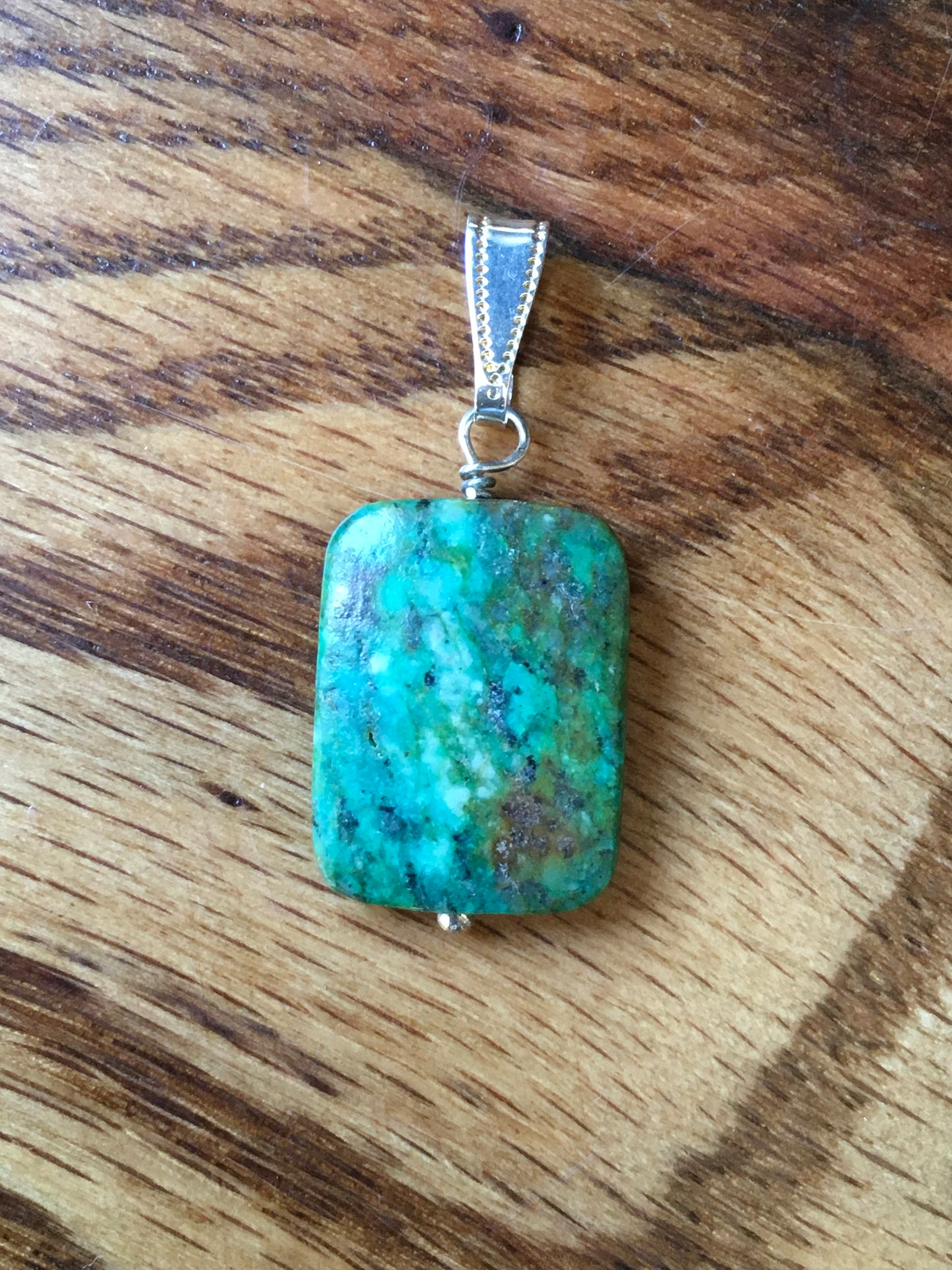 African Turquoise Pendant