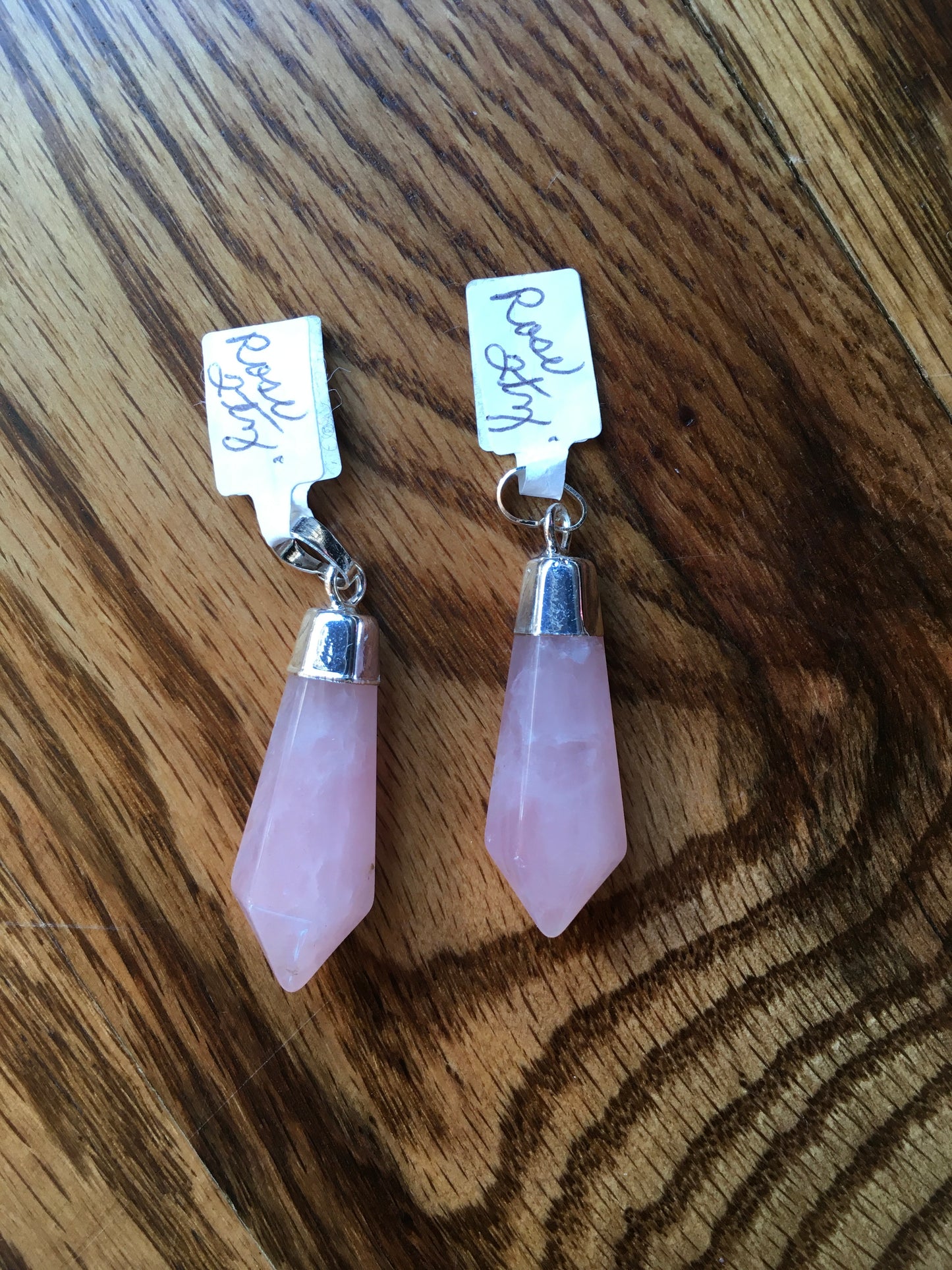 Rose Quartz Point Pendant