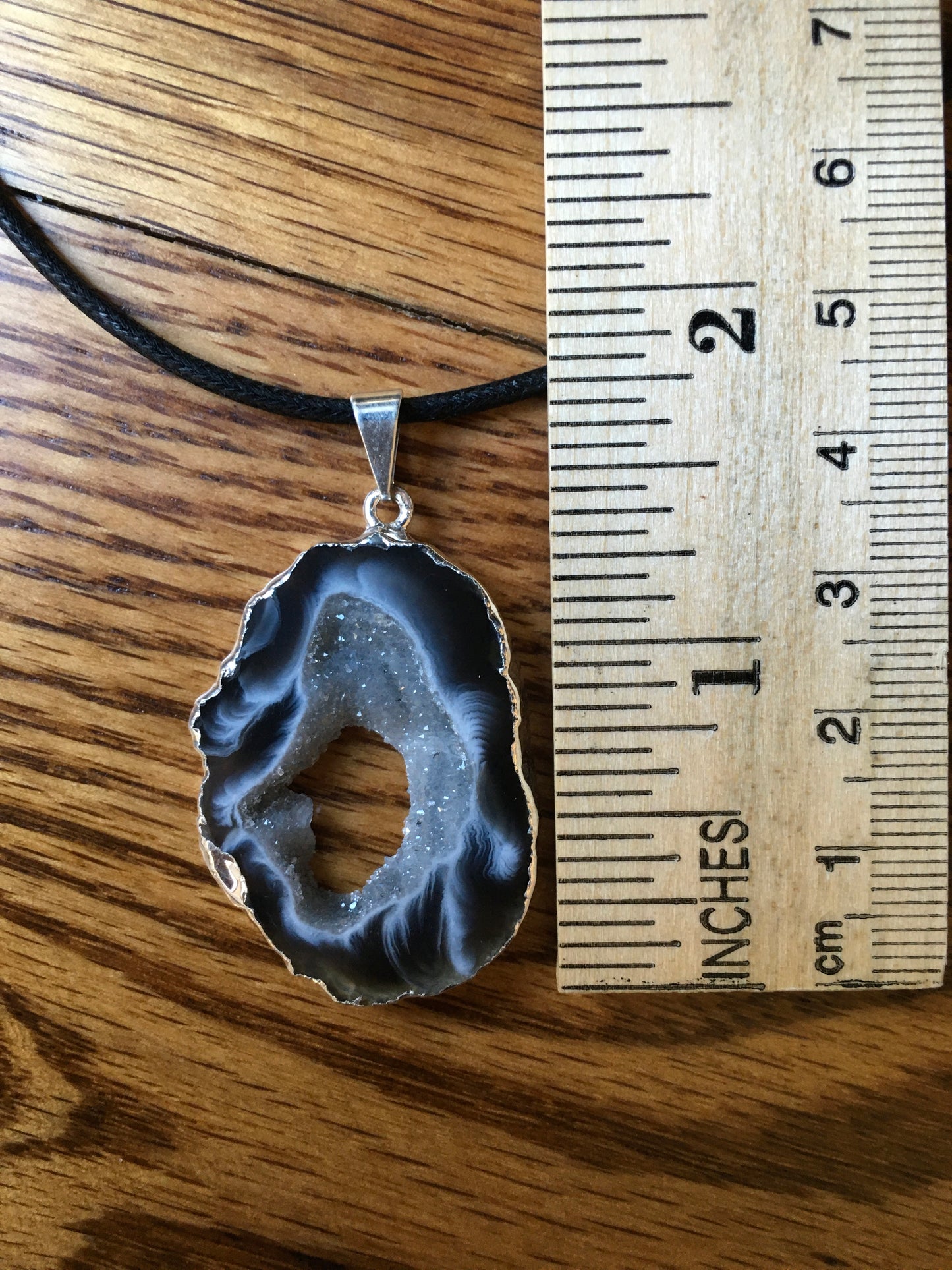 Geode Slice Necklace