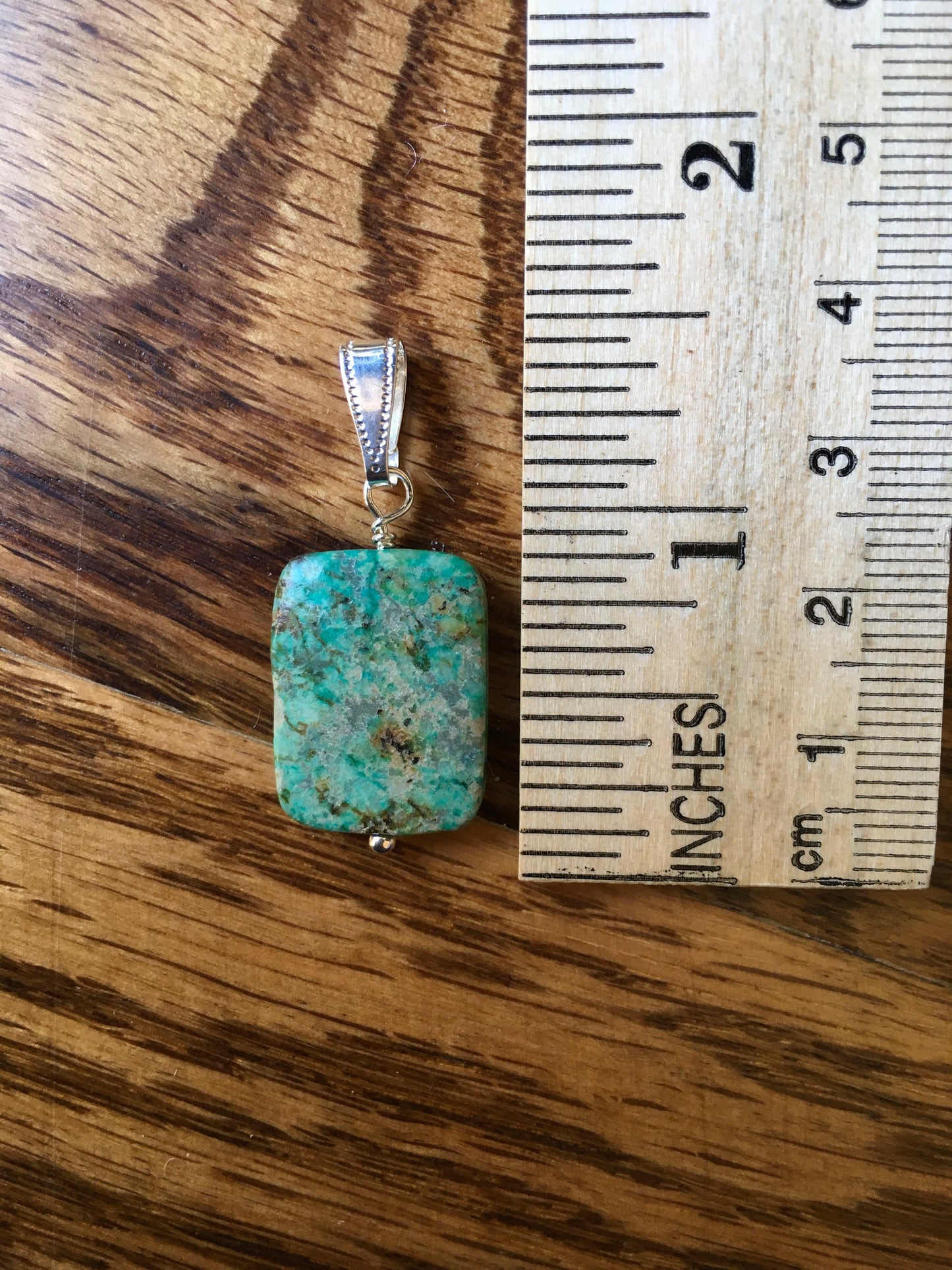 African Turquoise Pendant