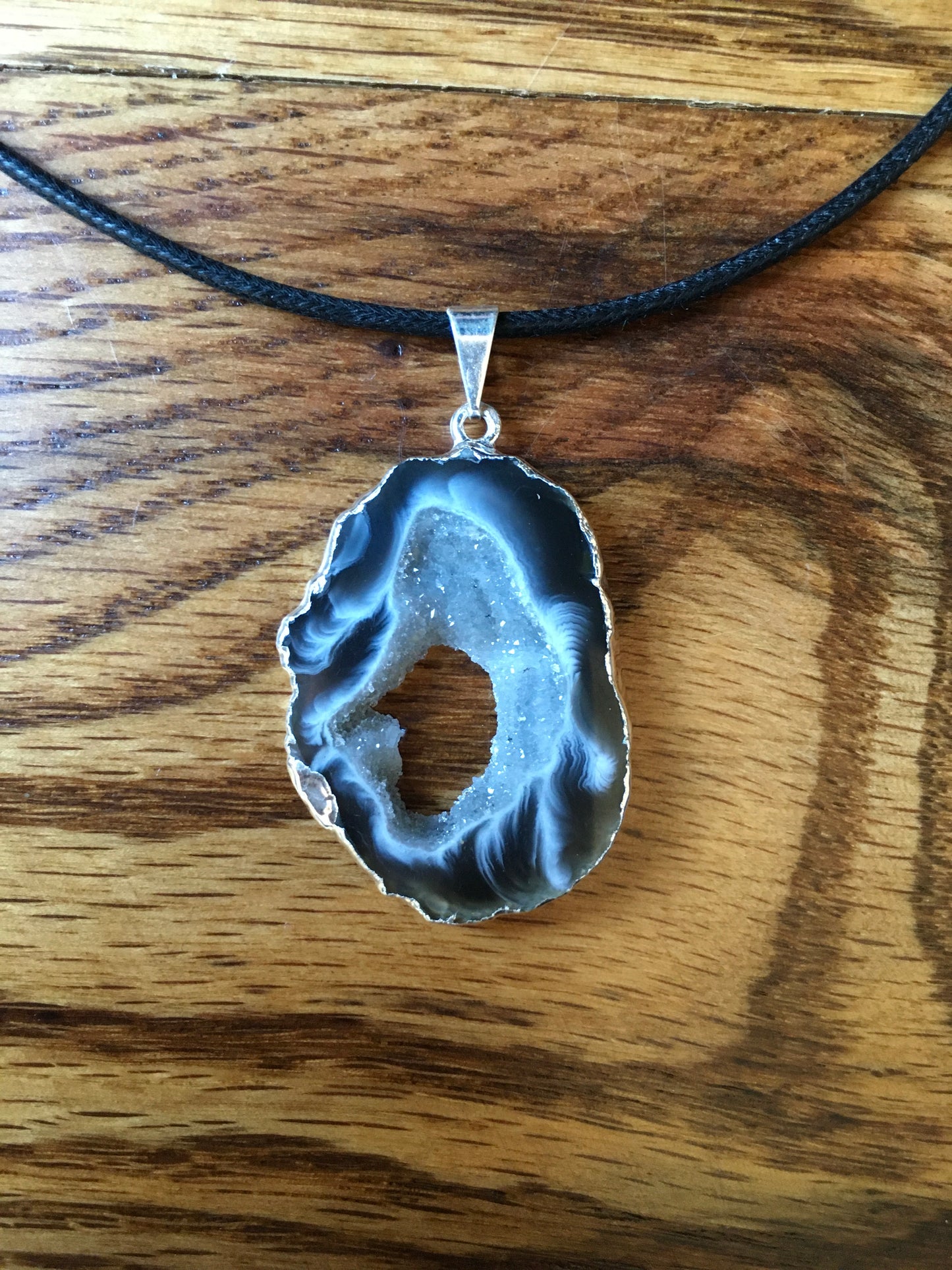 Geode Slice Necklace