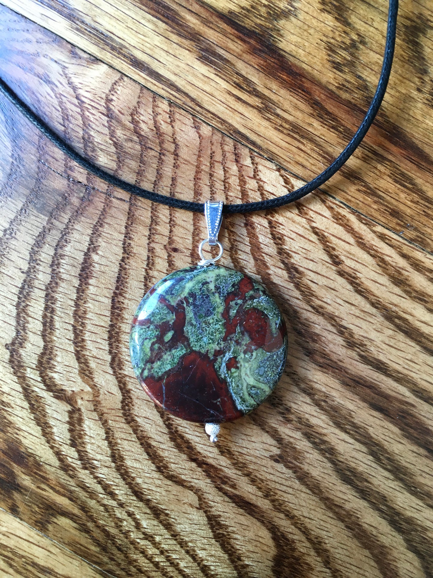 Dragon Blood Jasper Necklace