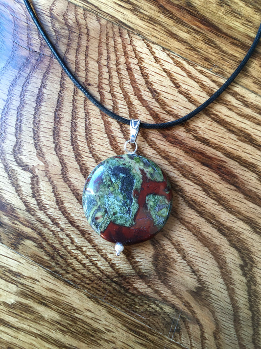 Dragon Blood Jasper Necklace