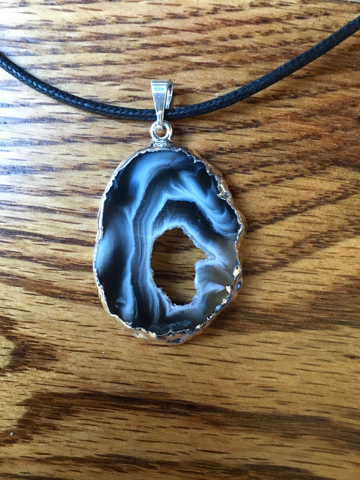 Geode Slice Necklace