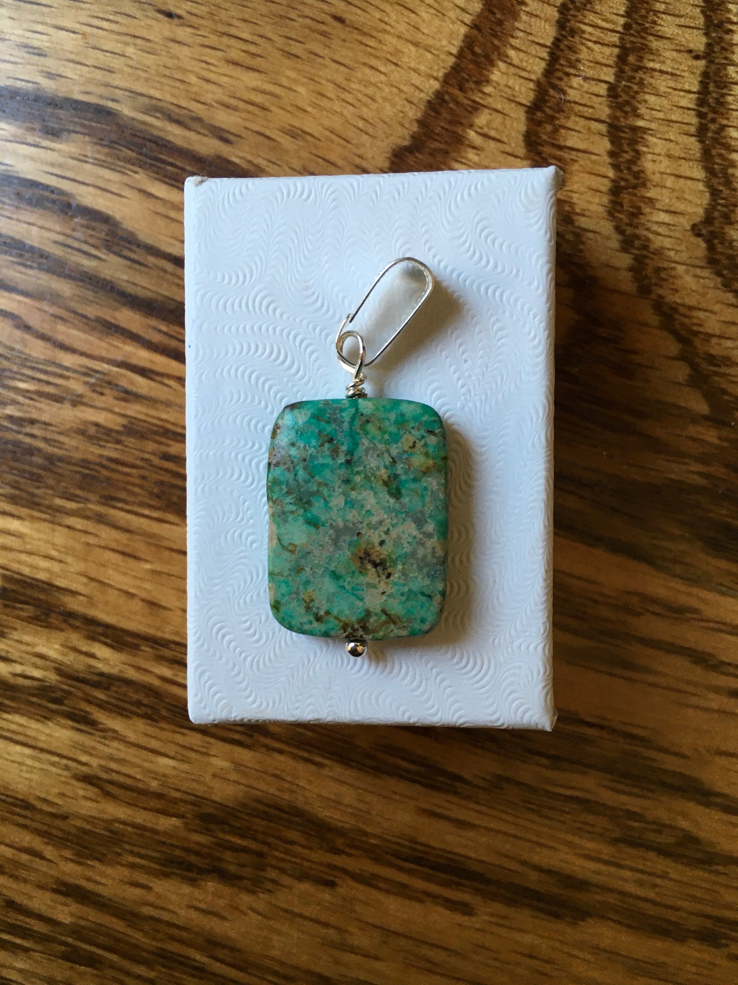 African Turquoise Pendant