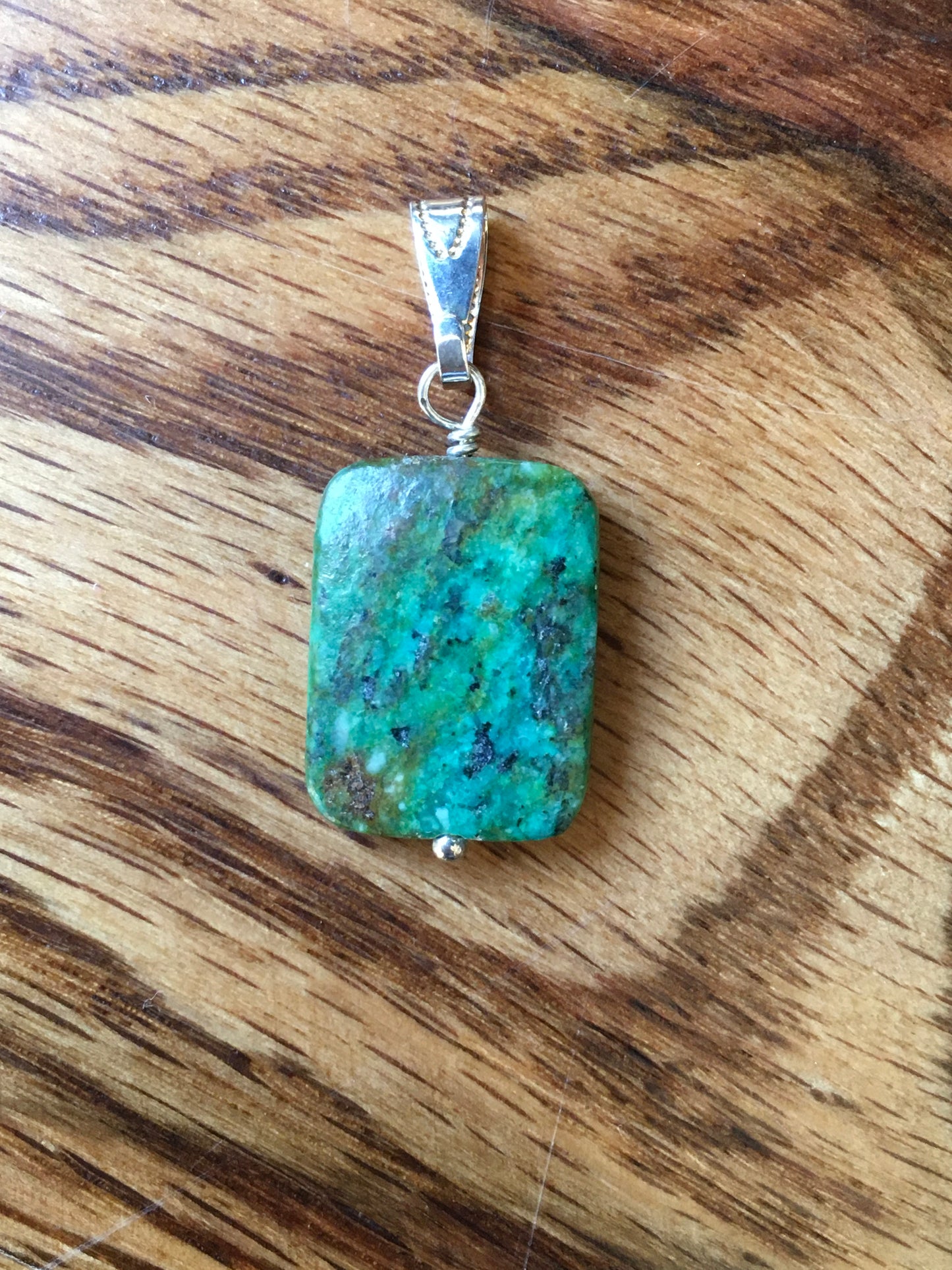 African Turquoise Pendant